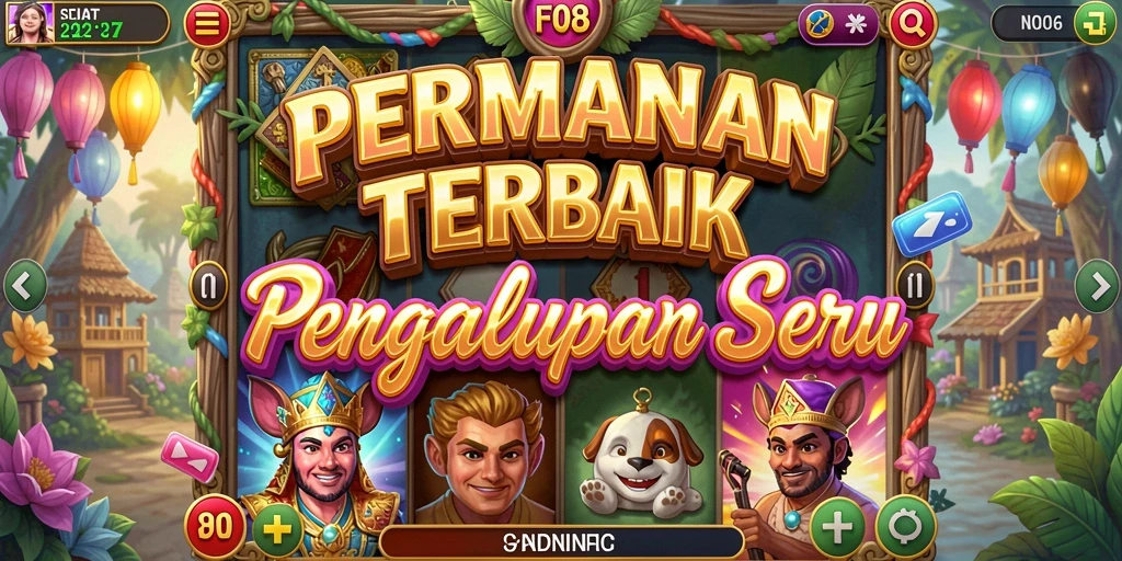 Tampilan menarik gameplay Slot yang mendebarkan.
