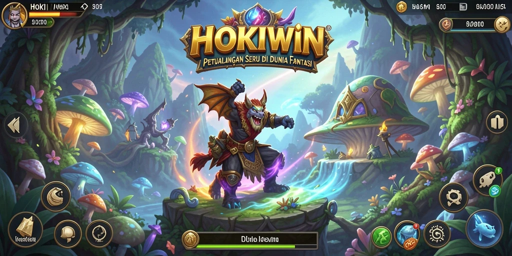 Tampilan gameplay HOKIWIN yang memukau dan penuh petualangan.