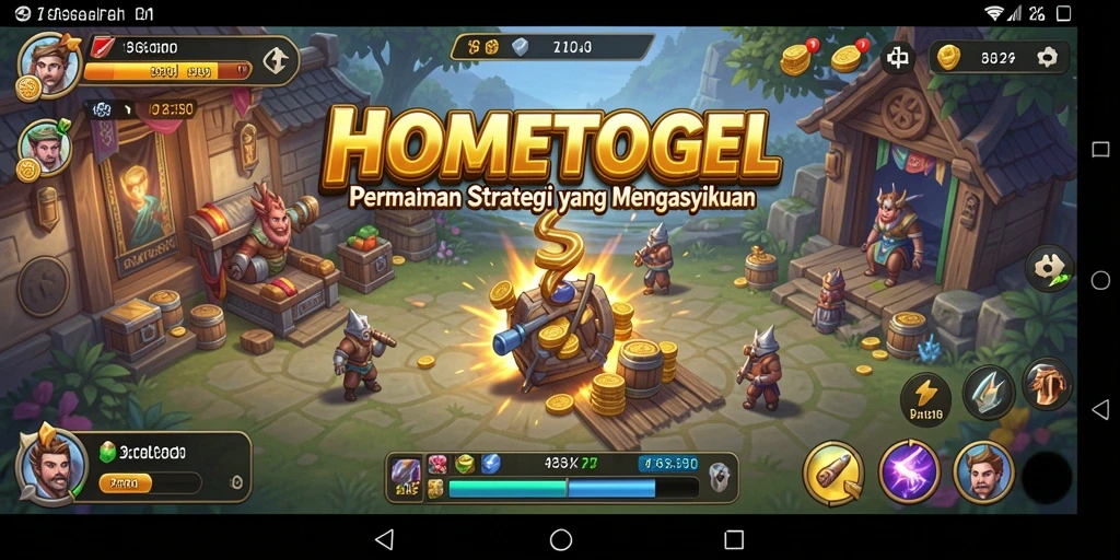 Tampilan gameplay HOMETOGEL yang memukau dan penuh dengan strategi.