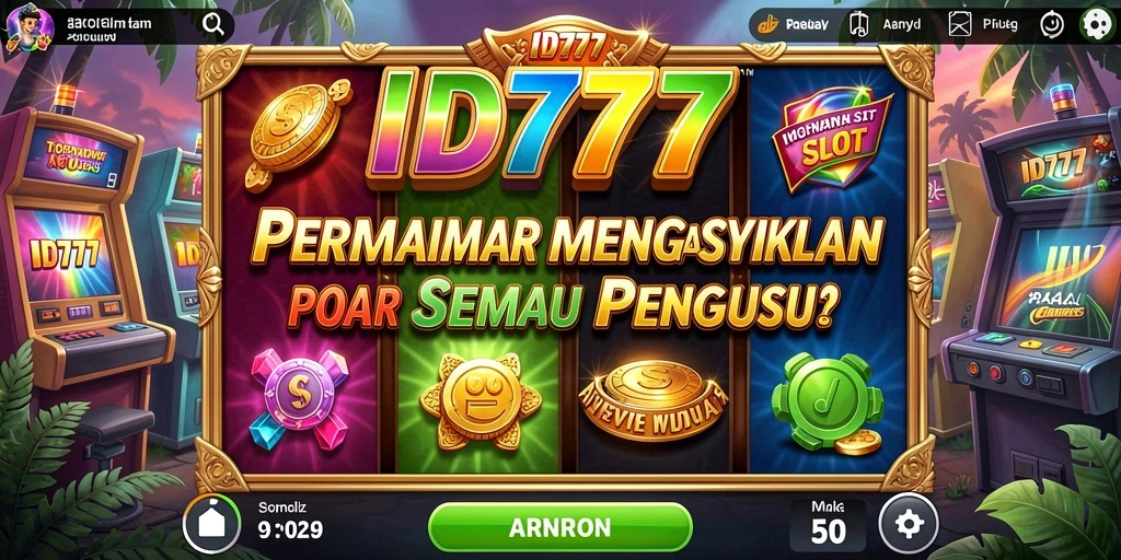 Gameplay menarik dan seru dari ID777 saat bermain slot.