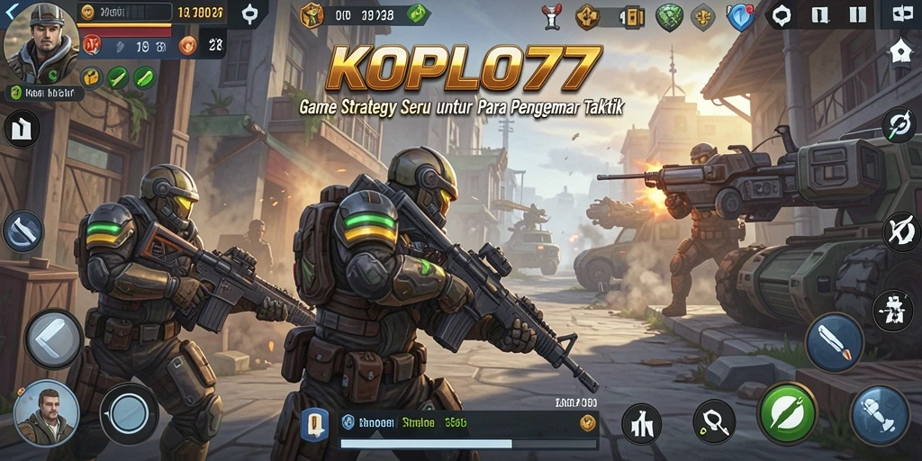 Tampilan gameplay menarik dalam KOPLO77 dengan aksi strategi yang seru.