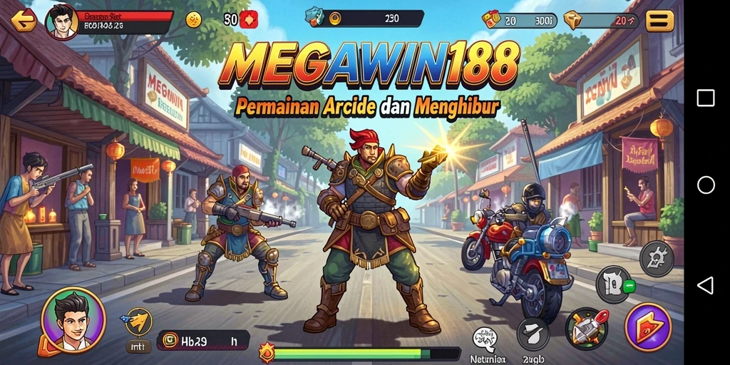 Screenshot MEGAWIN188 menampilkan gameplay seru dan penuh aksi.