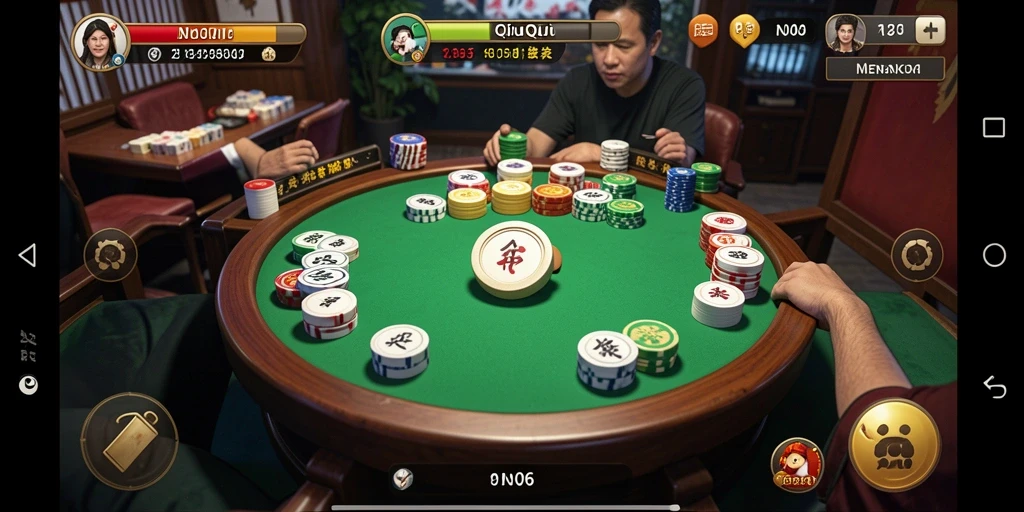Gameplay seru N06 dalam permainan QiuQiu.