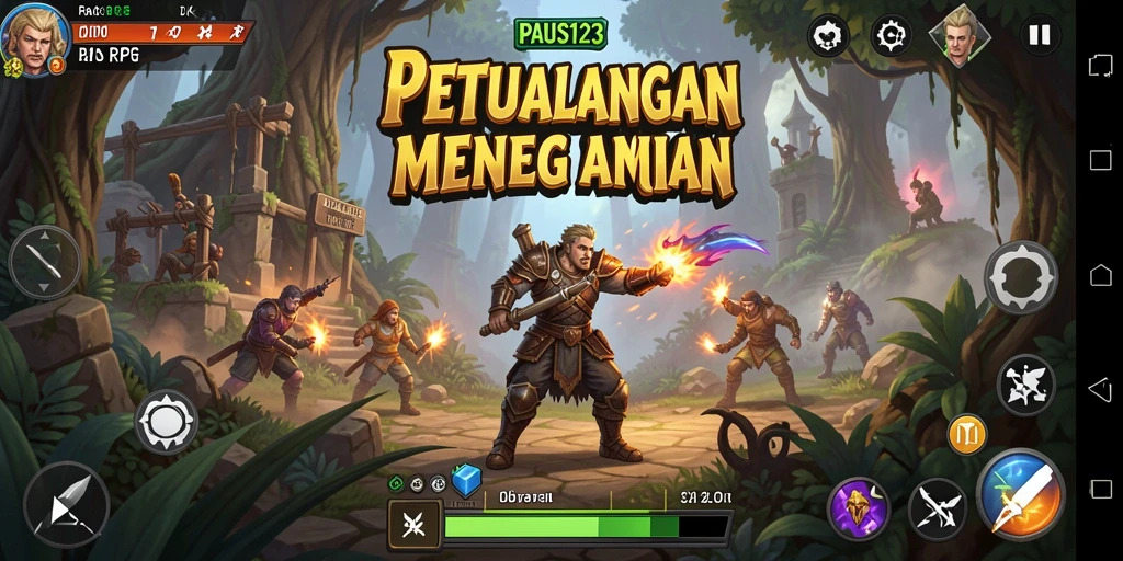Tampilan menarik dari gameplay PAUS123 yang penuh aksi RPG.