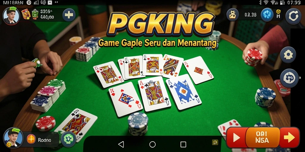 Tampilan gameplay seru dan interaktif dari PGKING.