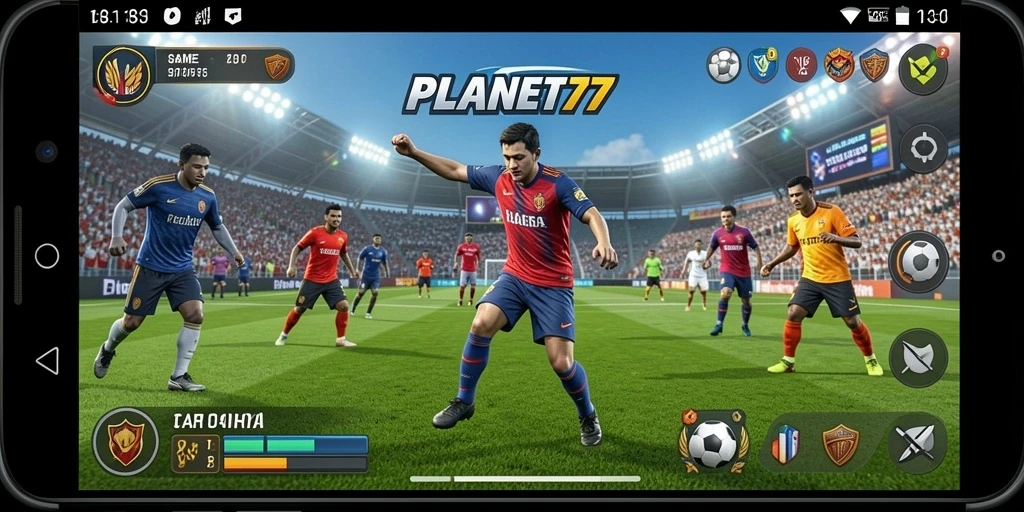 Tampilan gameplay PLANET77 yang seru dan interaktif.
