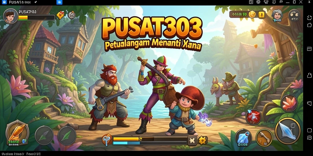 Gameplay seru PUSAT303 yang penuh petualangan dan tantangan.