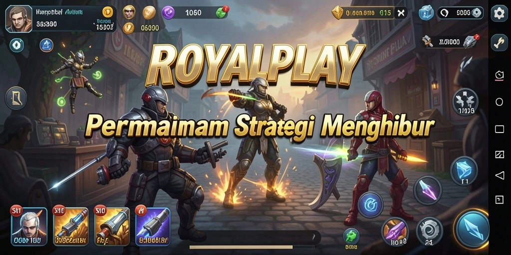 Tampilan gameplay menarik di dunia strategi ROYALPLAY.