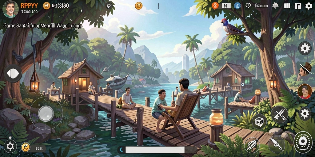 Tampilan gameplay <strong>RPYYY</strong> yang cerah dan menarik.