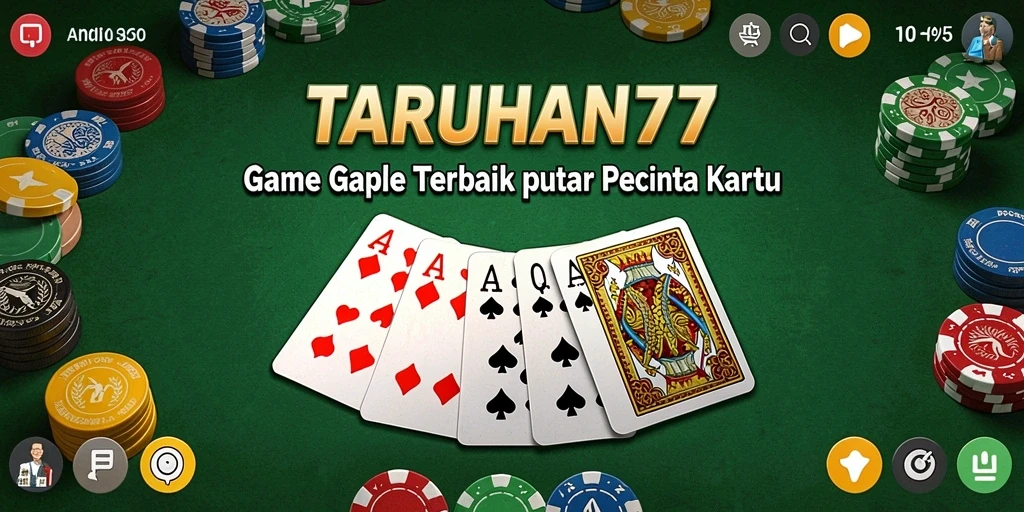 Gameplay seru Gaple di TARUHAN77 yang mengasyikkan.