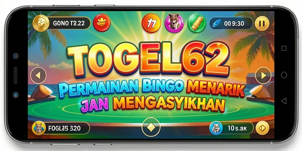 Tampilan gameplay Bingo di TOGEL62 yang mengasyikkan.
